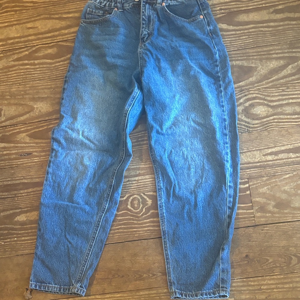 Wax Jean Relaxed Fit Men's Blue Denim Tapered Jeans